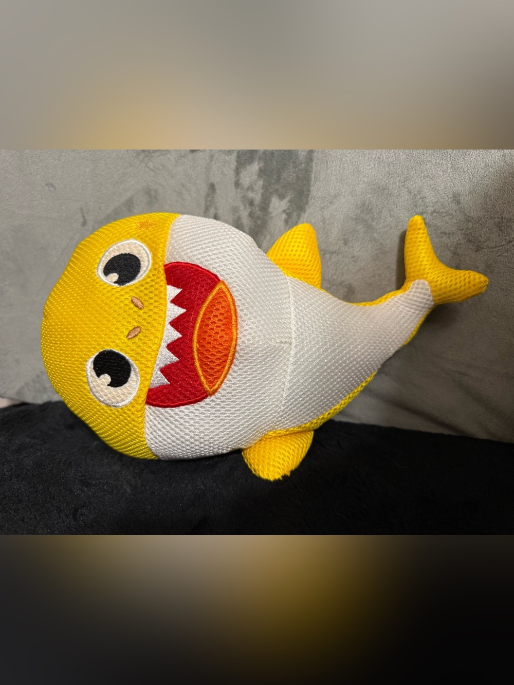 Baby Shark Yellow Plush Stuffed Animal Fish Toy Pinkfong